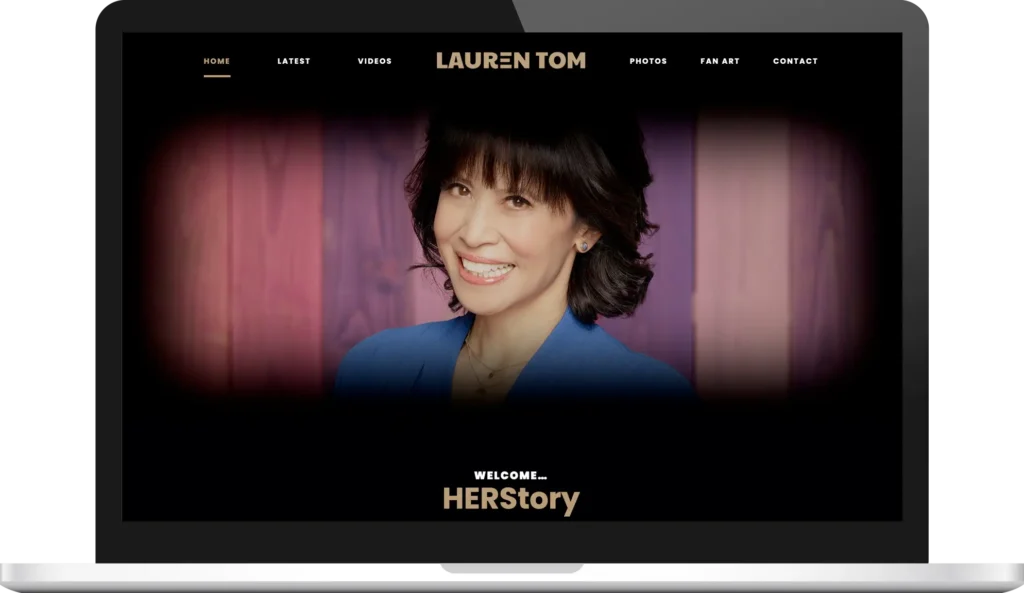 Lauren Tom's website screenshot